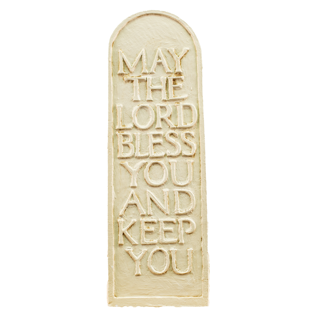 Plaque May The Lord Bless White