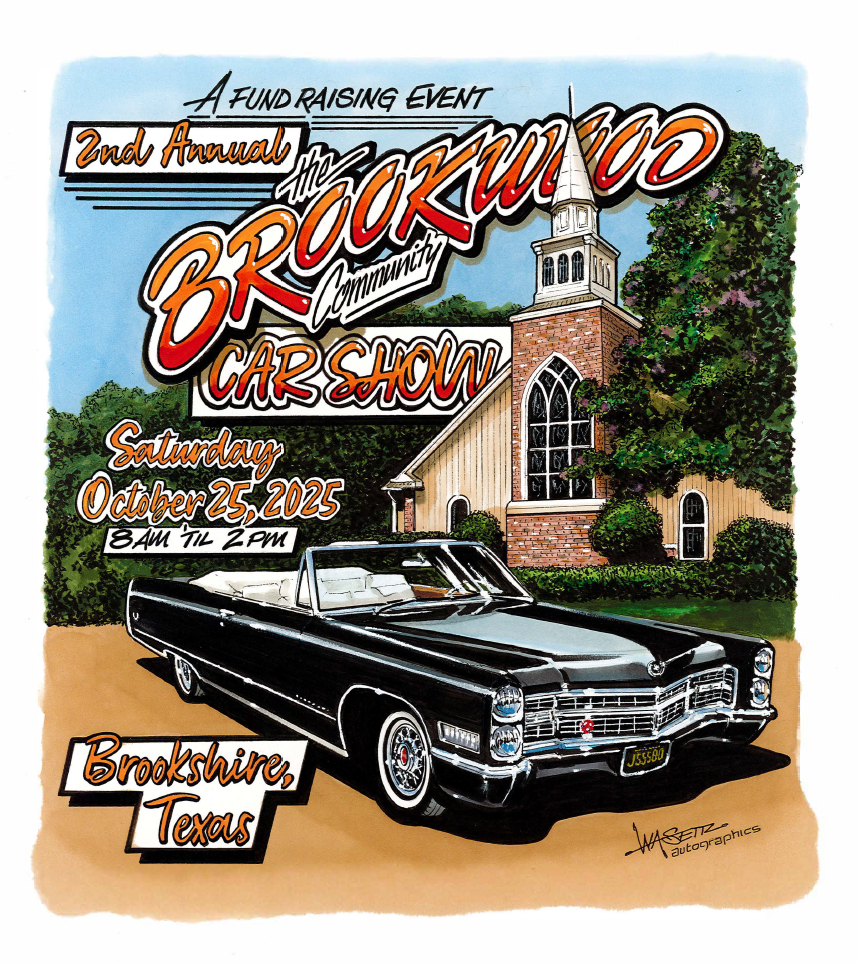 2025 Brookwood Community Car Show Vehicle Registration