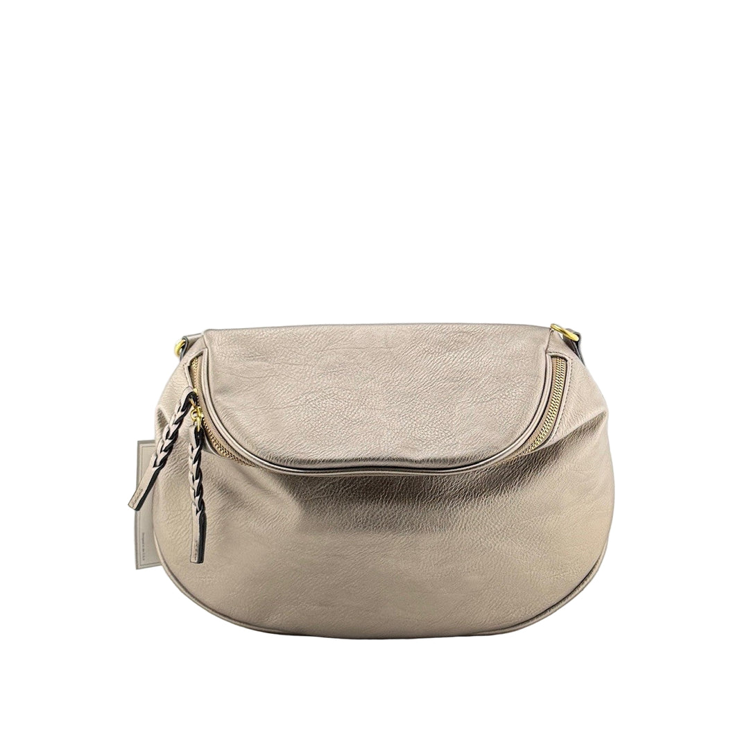 Megan Sling Bag In Antique Brass