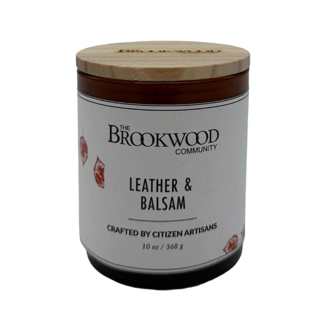 Amber Fall Candle Leather and Balsam *CM