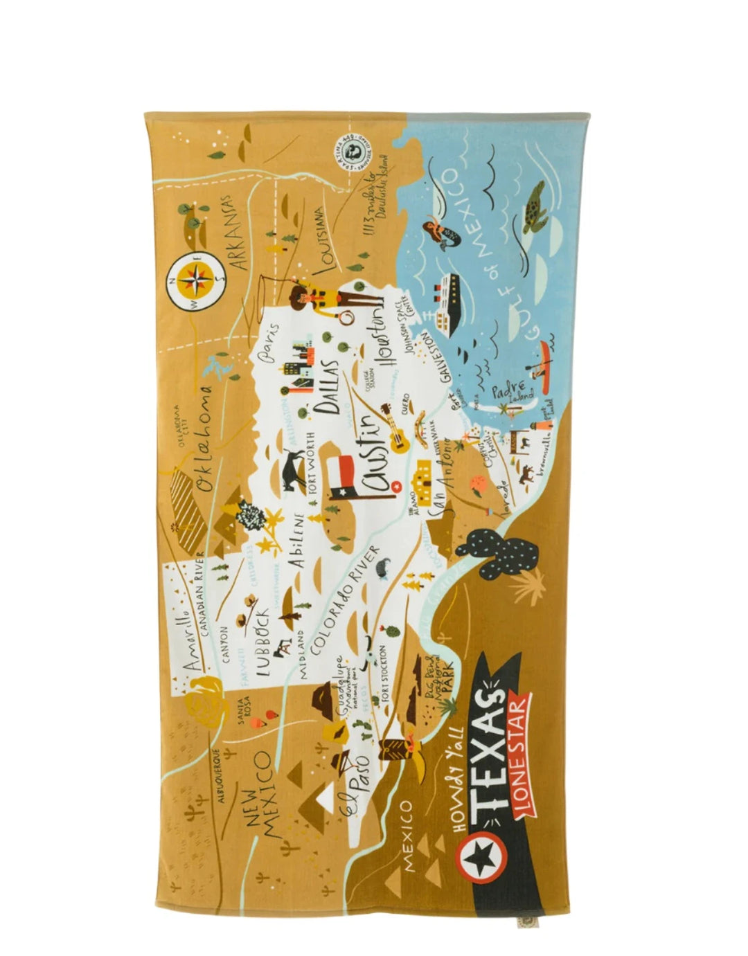 Texas Beach Towel