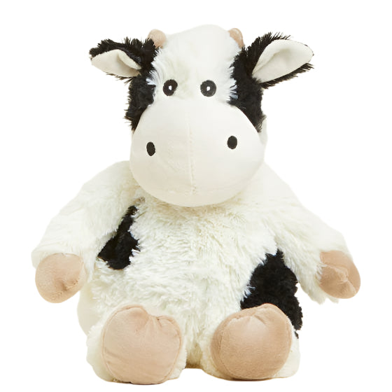 black and white cow warmies