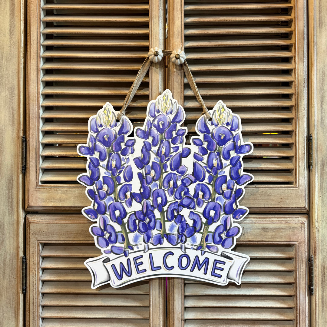 bluebonnet door hanger