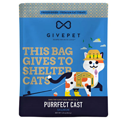 cat treats that give back salmon