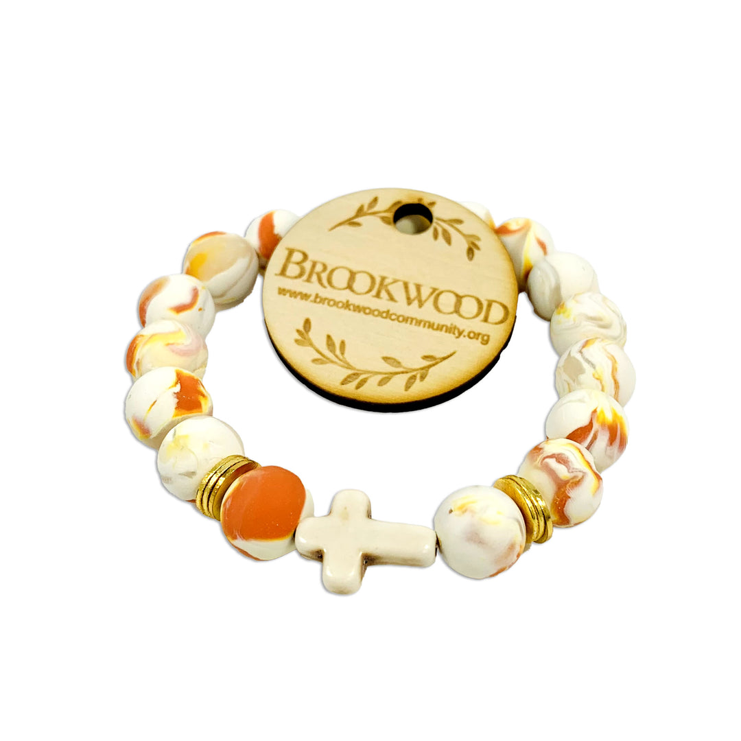 Bracelet UT - Orange/White