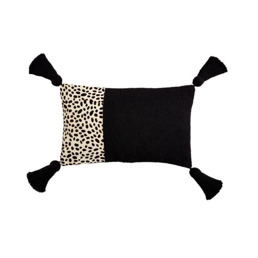 leopard print lumbar pillow