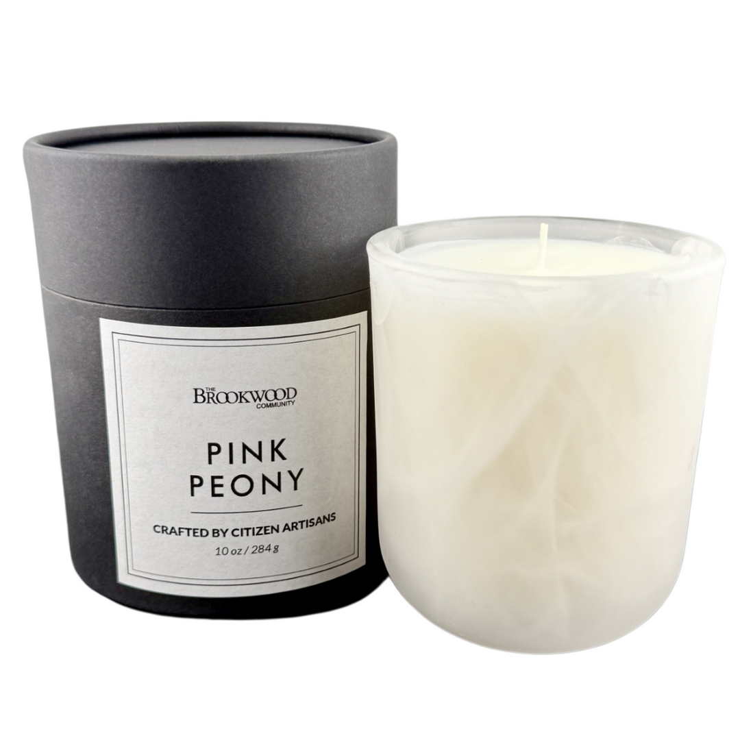 Brookwood Series Candle 10 oz Pink Peony