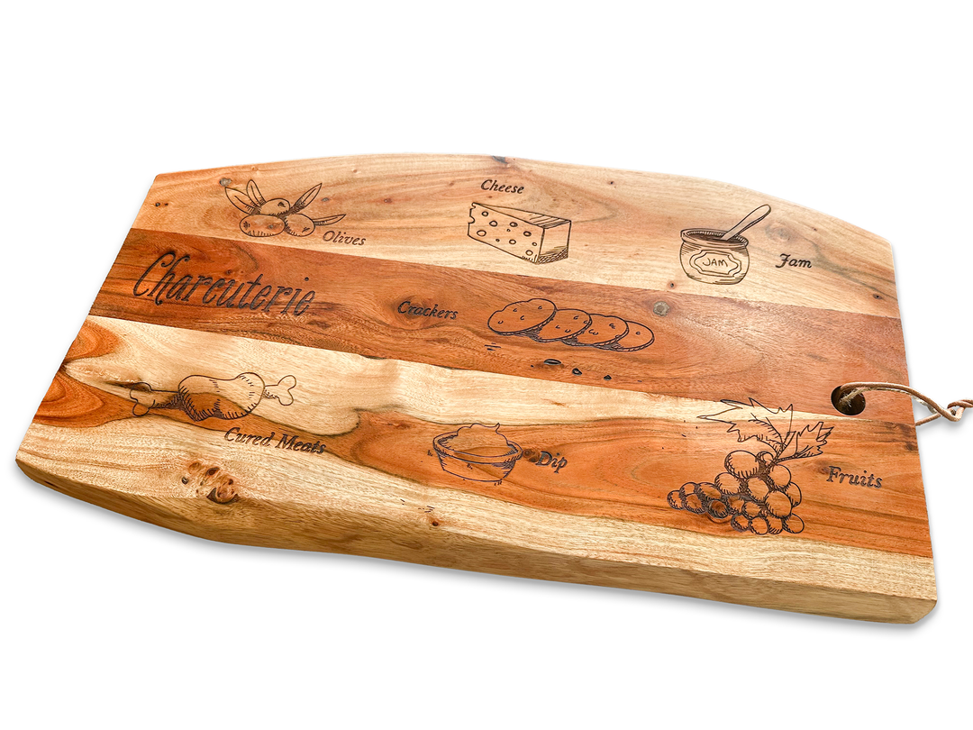 Acacia Live Edge Charcuterie Board