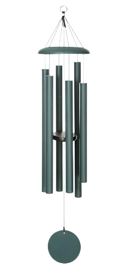 wind chime 44" green