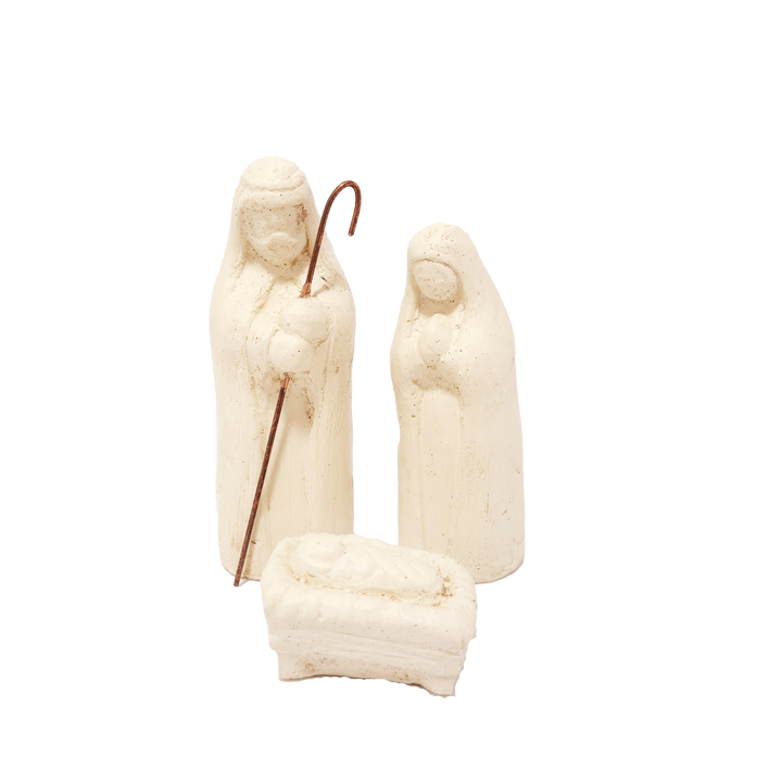 Nativity Box 3 Piece White Small *CM