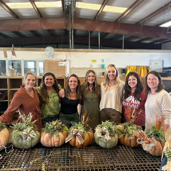 Succulent Pumpkin Workshop Oct 9-10