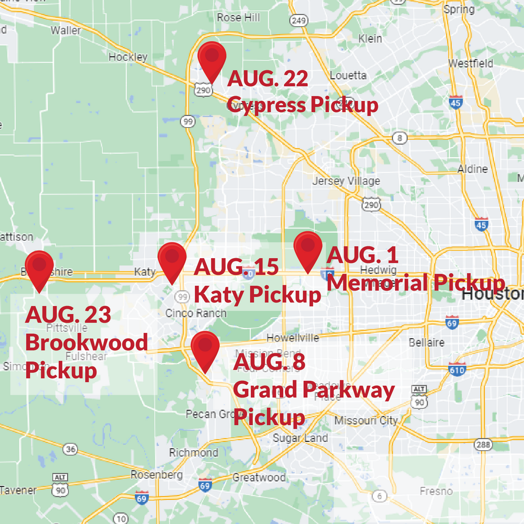 Brookwood Casserole Delivery Day Cypress Area - Aug. 22