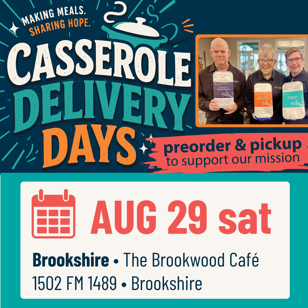 Brookwood Casserole Delivery Day Brookshire - Aug. 29