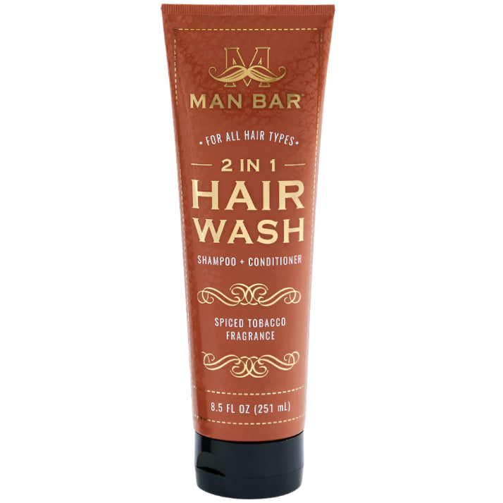 2 in 1 hair wash spiced tobacco 