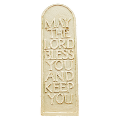 Plaque May The Lord Bless White