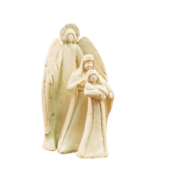 Nativity Holy Family 3 Piece Small White