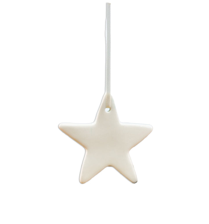 Ornament White Star *CM