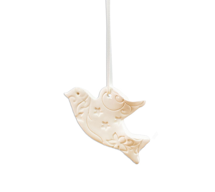 Ornament Dove Pattern White *CM