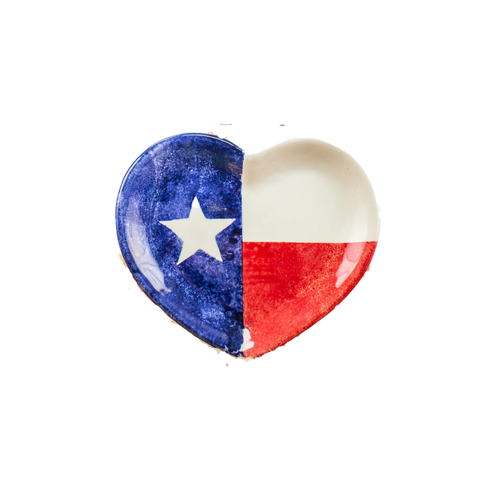 Plate Heart Texas Design Small *CM