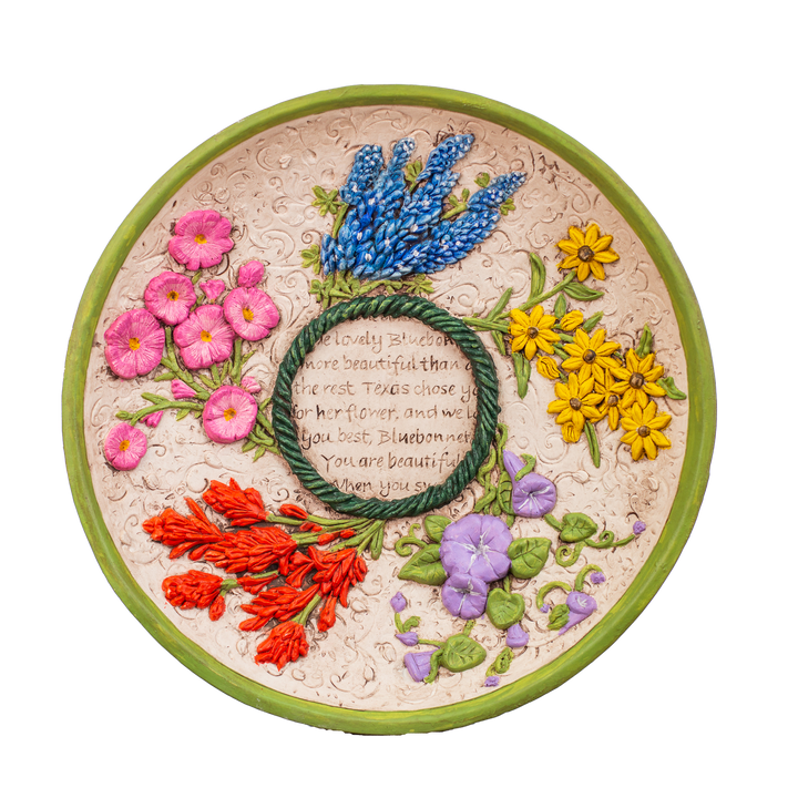 Comfort Bowl Texas Wildflower Green *CM