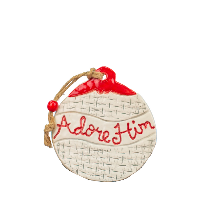 Ornament Adore Him Small Plaid Design *CM
