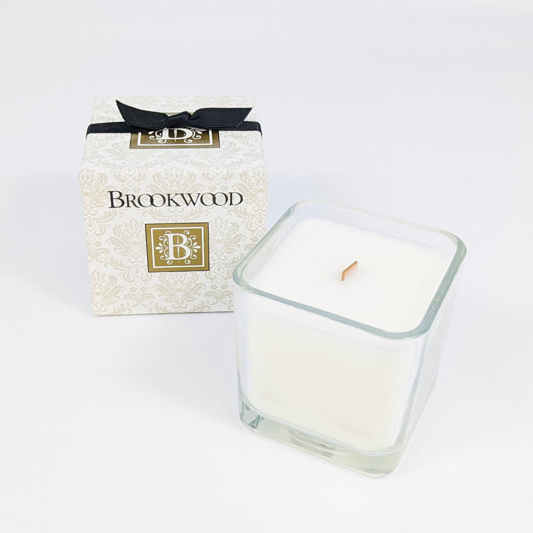 Candle "Brookwood One" Beautifully Boxed with Glass Candle