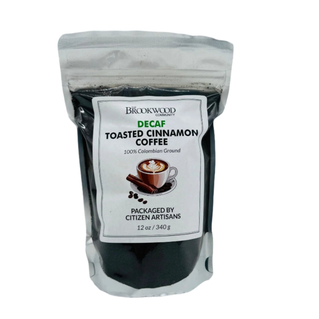 Coffee Toasted Cinnamon Decaf Ground Bag