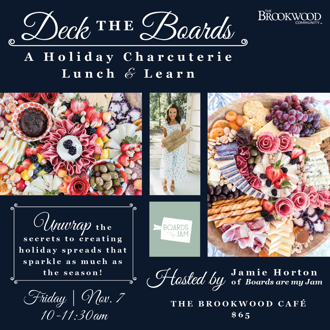 Deck the Boards: A Holiday Charcuterie Lunch & Learn Nov. 7