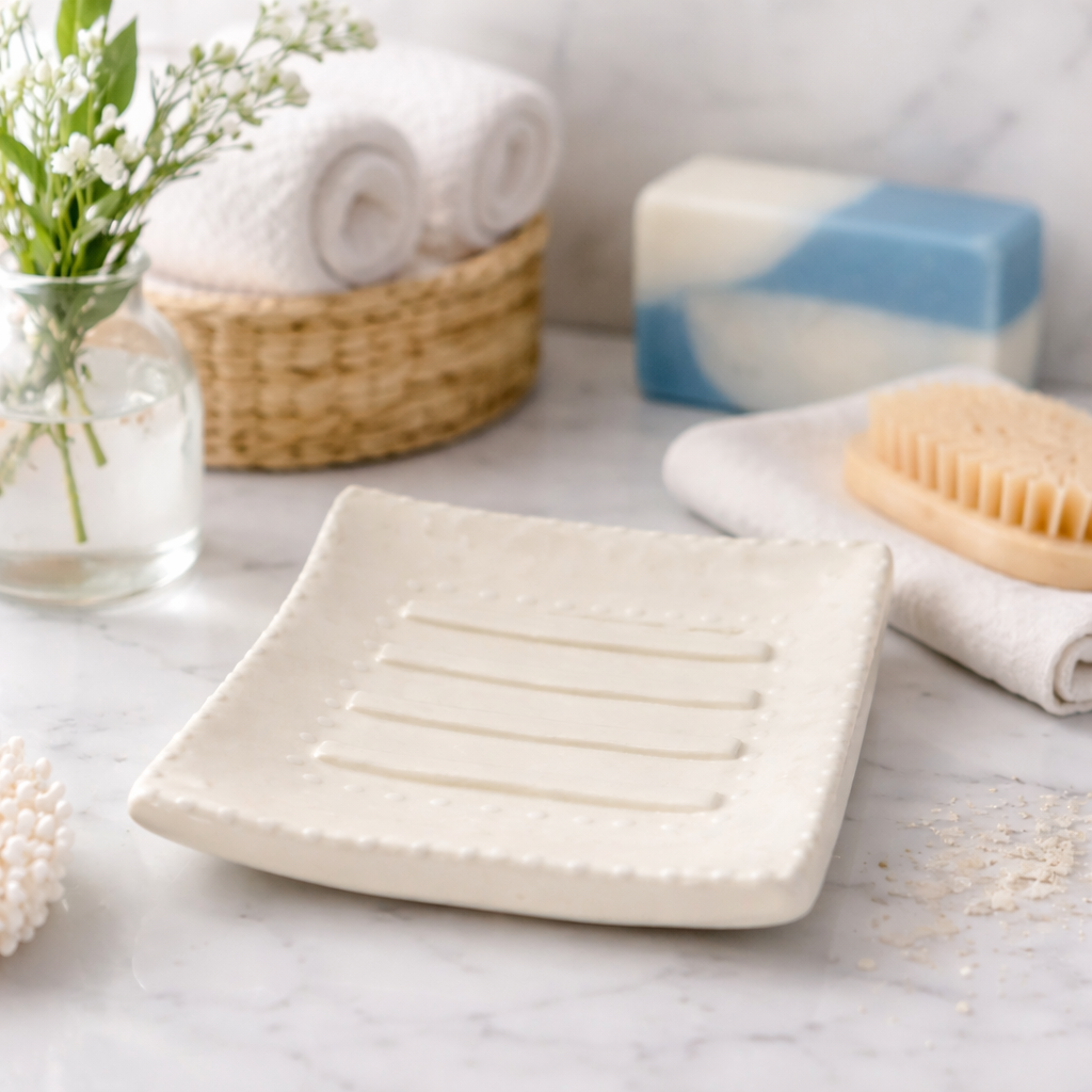 Dish Soap Square White Small *CM