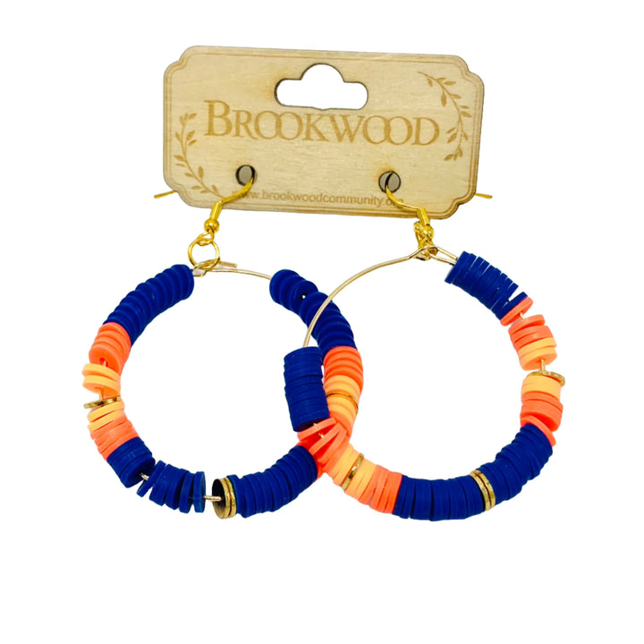 Earrings Astros Large Heishi Beads  *CM