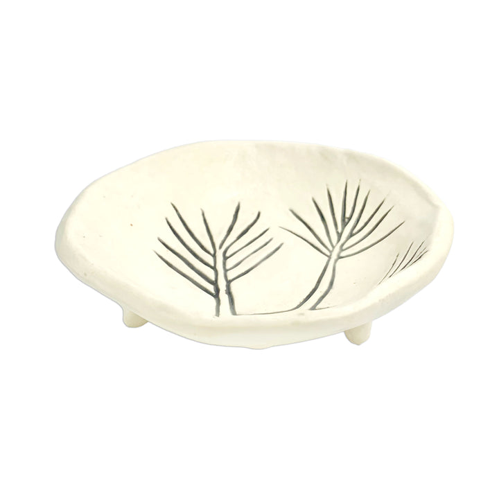 Bowl Salsa with Feet Cardinal Gray *CM