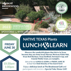 Native Texas Plants Lunch & Learn 2023
