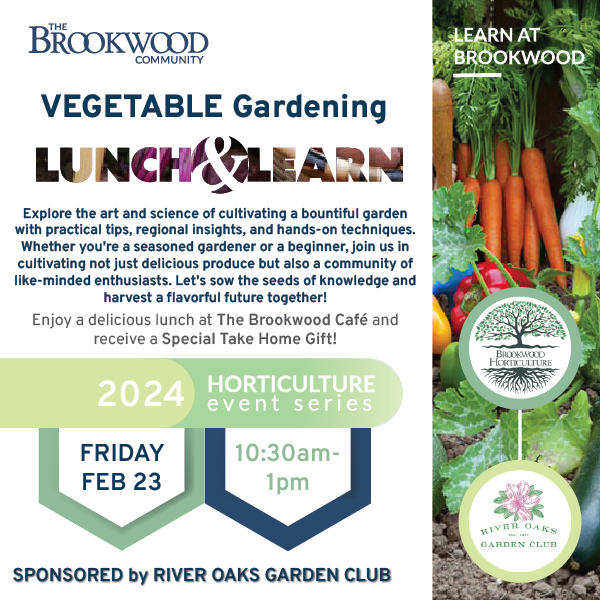 VEGETABLE Gardening Lunch & Learn 2024