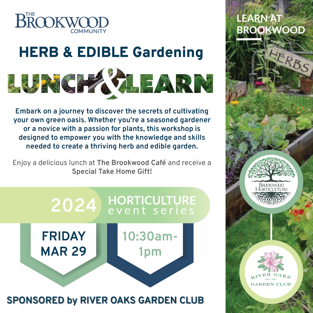 HERB & EDIBLE Gardening Lunch & Learn 2024