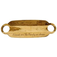 Serving Board Acacia Wood Long With Handles