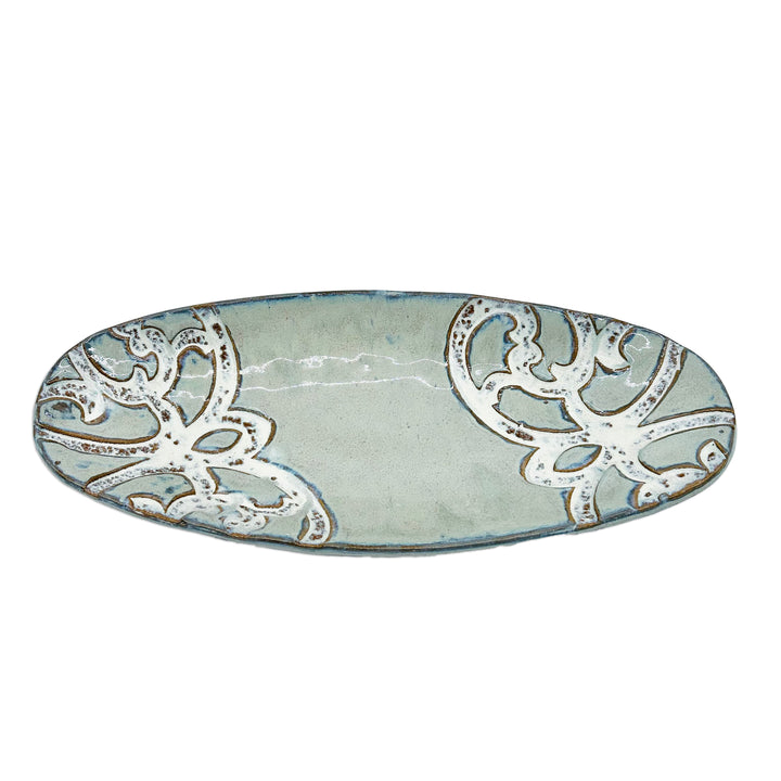 Bowl Oblong Scroll *CM