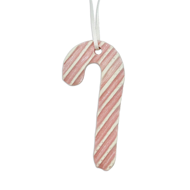 Ornament Candy Cane Stripes Texture Blush
