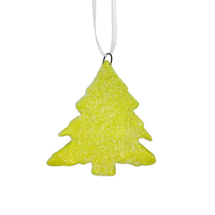 Ornament Pattern Christmas Tree Chartreuse