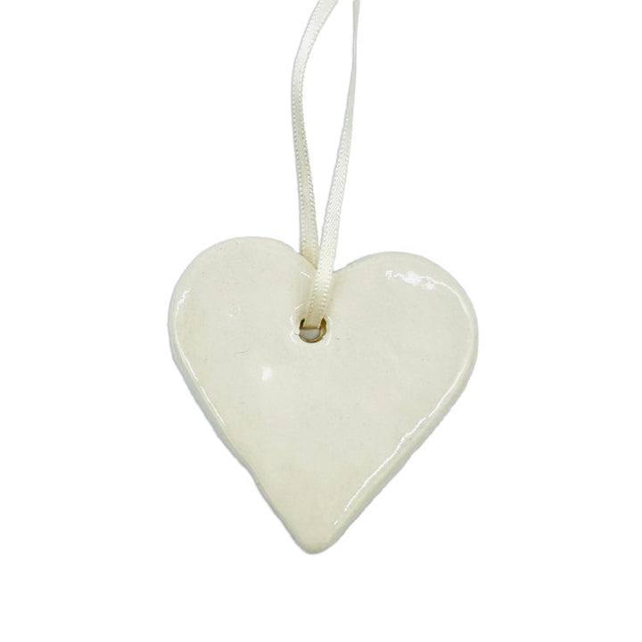 Ornament Heart White *CM