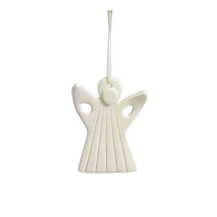 Ornament Angel Simple White *CM