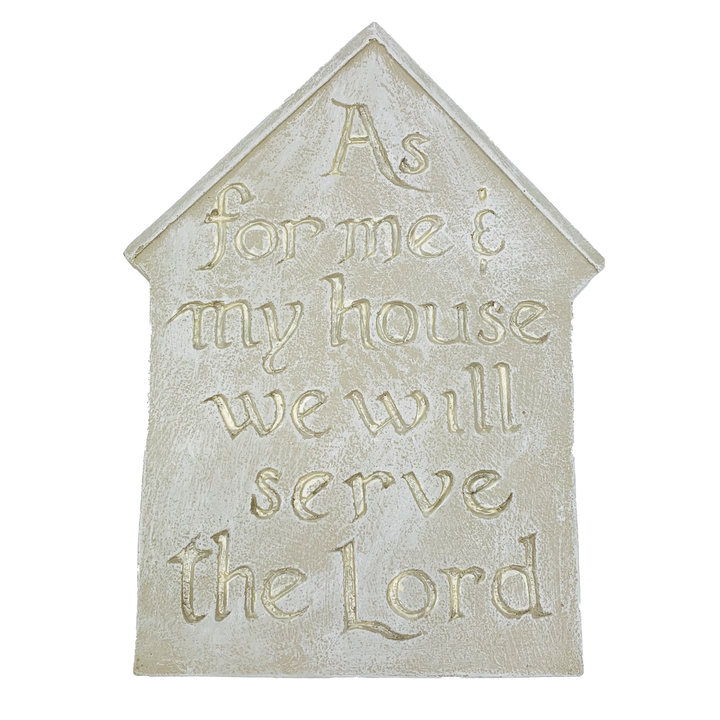 Plaque House Will Serve the Lord Driftwood *CM