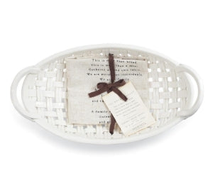 lg breadbasket bowl with towel