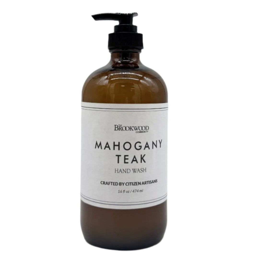 brookwood hand soap mahogany teak scented 