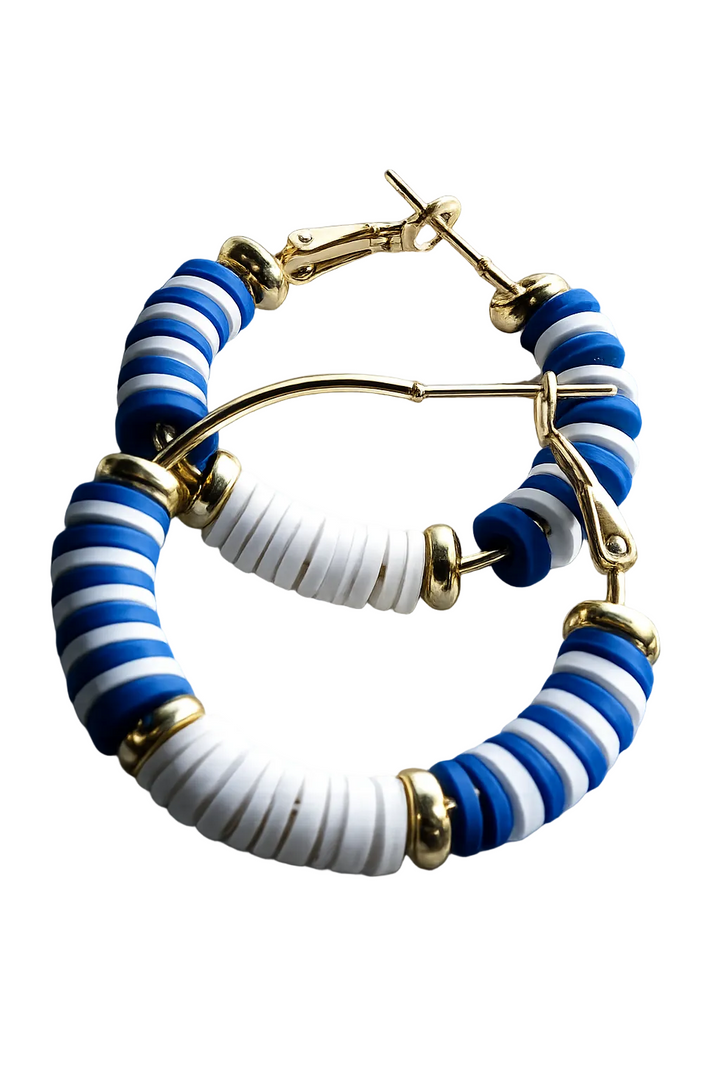 Nantucket Night Hoop Earrings