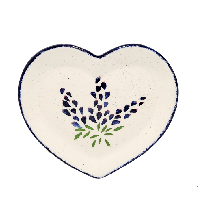 Plate Heart Bluebonnet Small