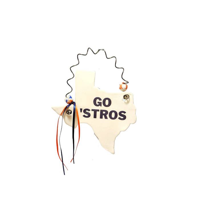 Plaque Texas Astros Blue Orange *CM