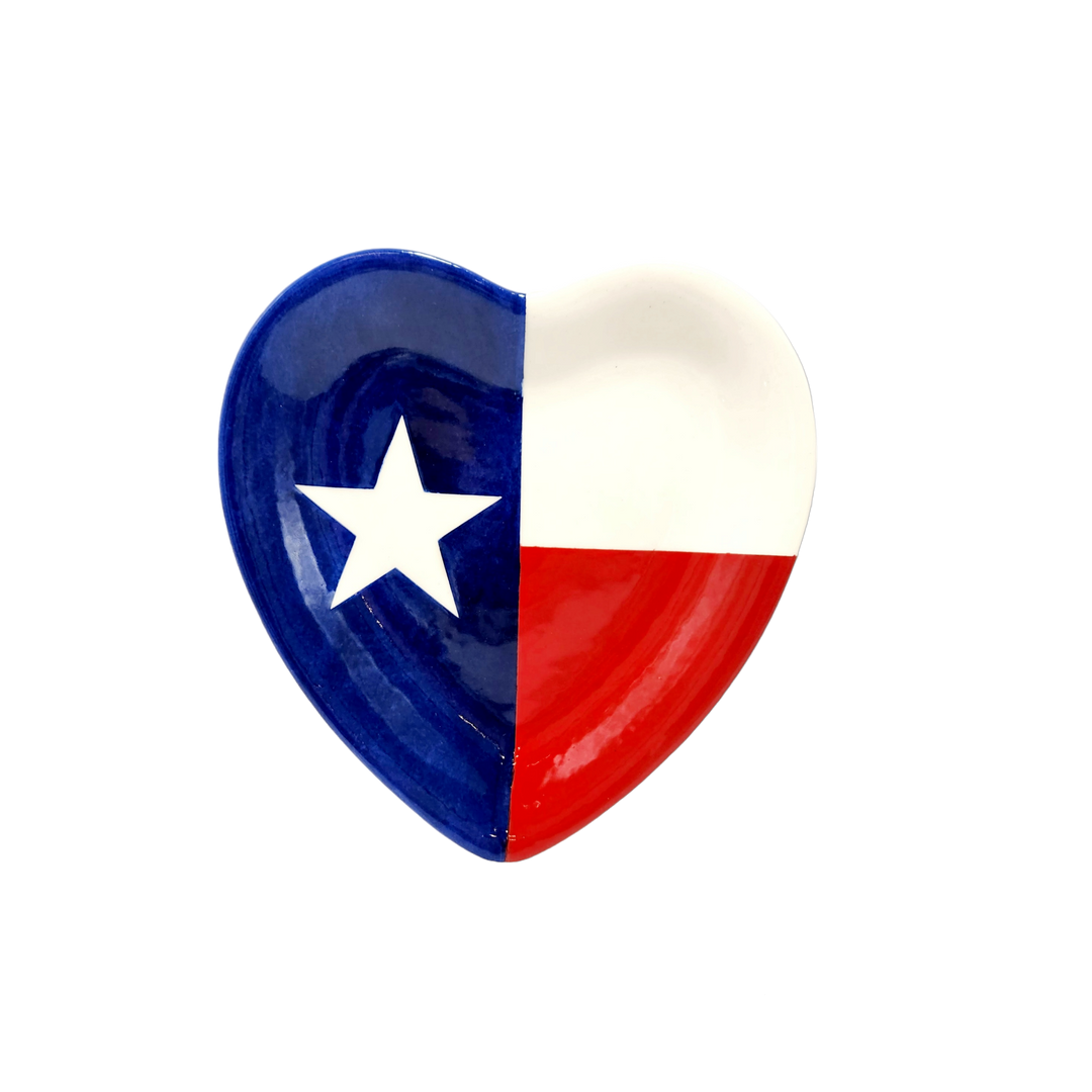 Plate Heart Texas Design Medium
