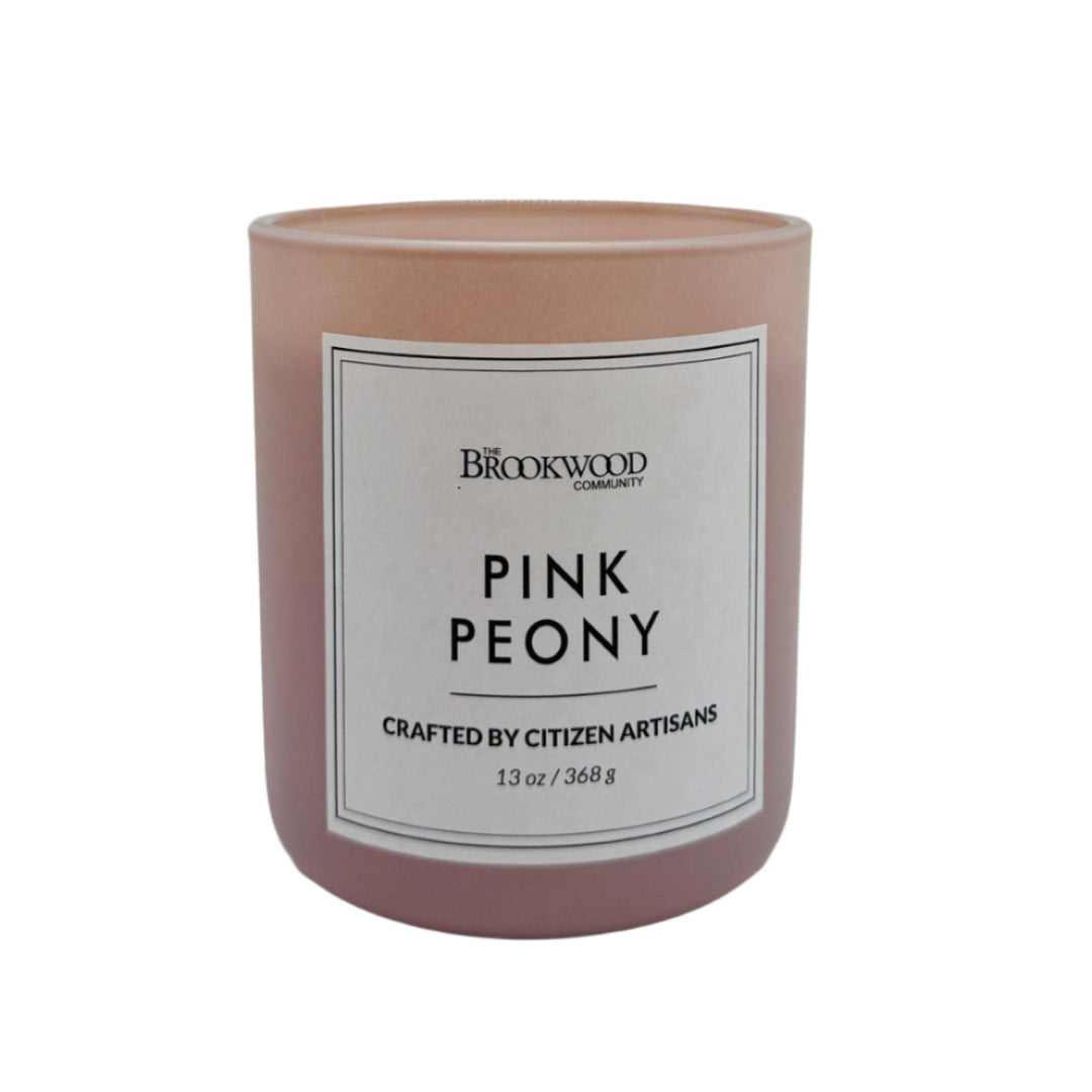 Candle Brookwood Classic Series - Pink Peony  *CM