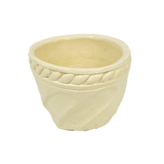 Planter Fluted White 4