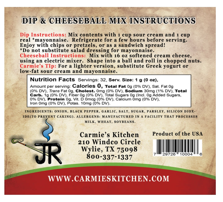 JR's Ranch Dip